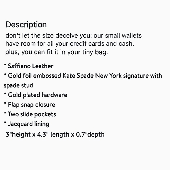 NWT kate spade Mika’s Pond Christine Wallet - Picture 5 of 9